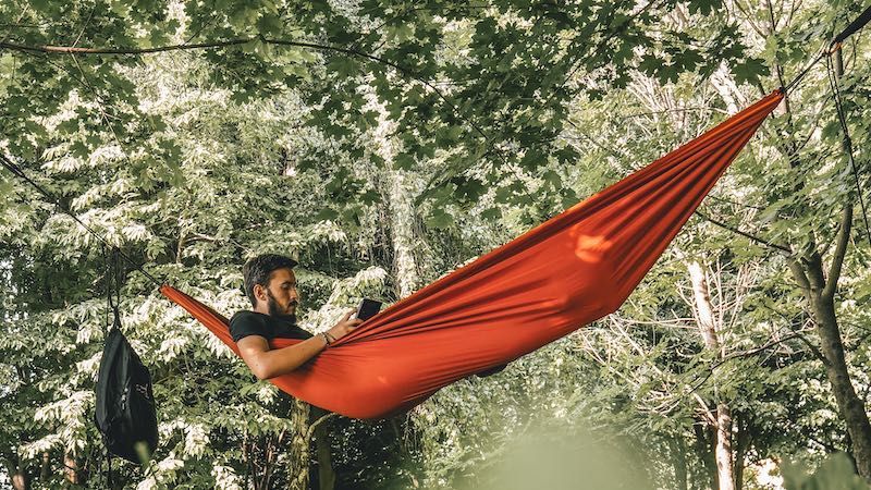 Camping with a hammock made by Arrowhead Equipment, Quilts for hammocks, tarps for hammock, how to hammock camp, learn how to hammock camping, backpacking with a hammock,