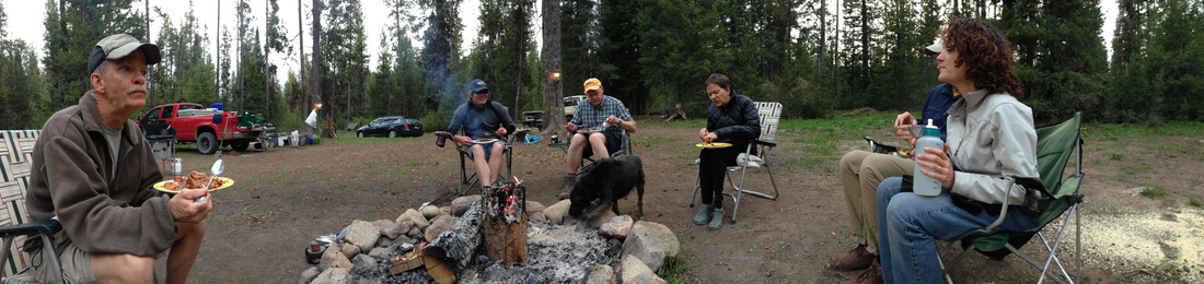 Idaho Hang, Spring Meat and Greet, Hammock Camping, Backpacking, Camp cooking, Campfire. 
