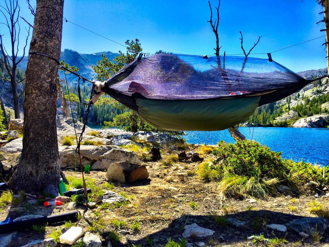 Hammock camping and backpacking gear made in the USA by Arrowhead-Equipment.com, Jarbidge underquilt for hammock camping and backpacking,