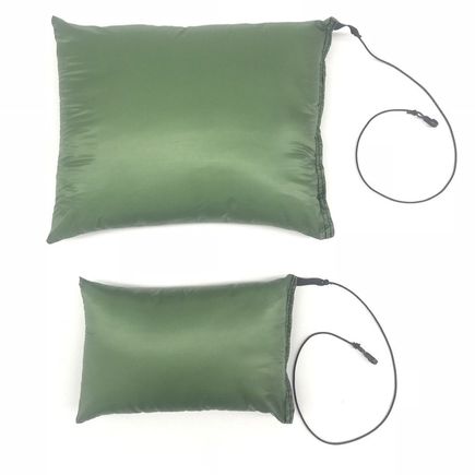 Cub Pillow and Bear Pillow Size Comparison for hammock camping luxury. Hammock pillow by arrowhead equipment, travel pillow, 