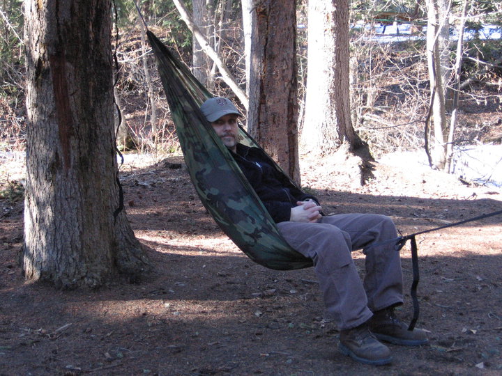 The original Hammock Chair the Bushman Chair is the epitome of camp comfort.
